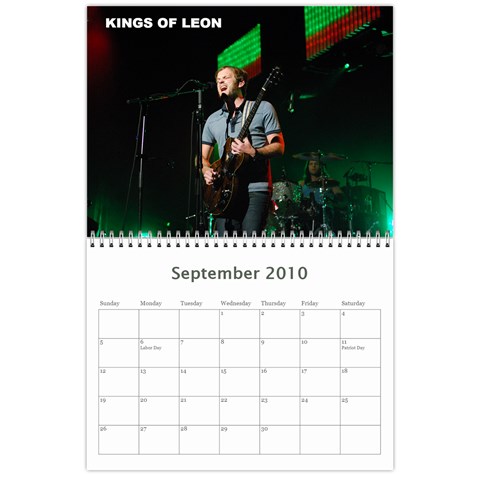 Rock Calendar 2010 By Jeremy Clark Sep 2010