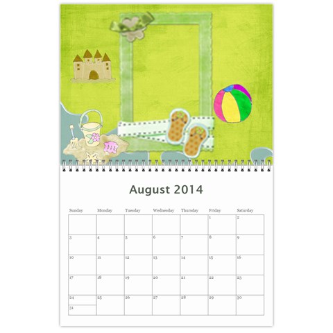 Kids Calendar Seasons By Zloradi Aug 2014