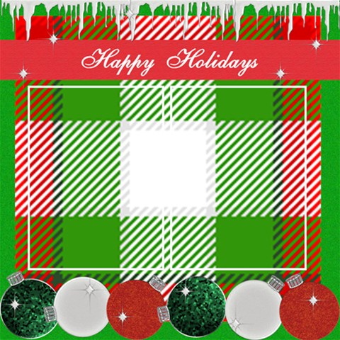 Happy Holidays Scrapbook Pg 12x12 By Laurrie 12 x12  Scrapbook Page - 1