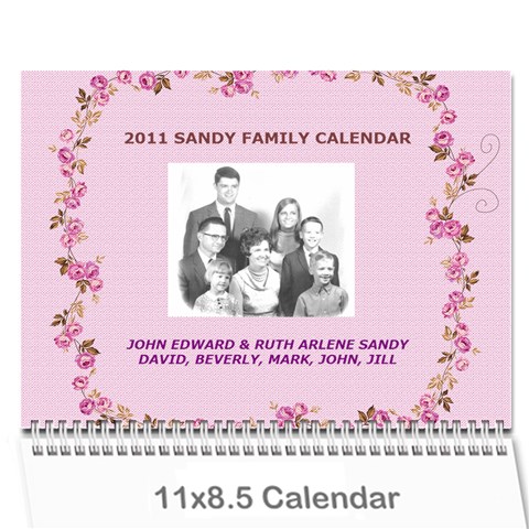 2010 Sandy Family Calendar By Jill Coston Cover