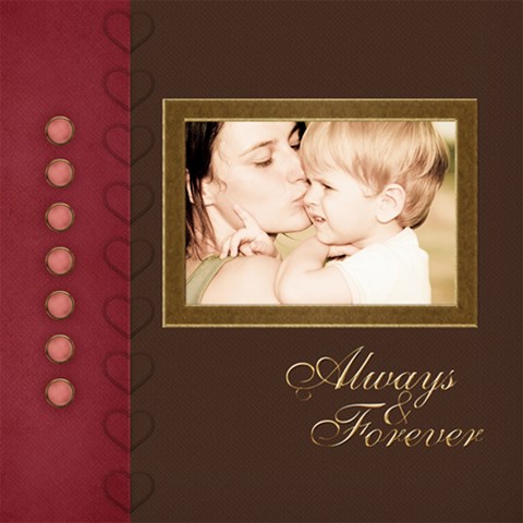 Always By Diann 8 x8  Scrapbook Page - 1