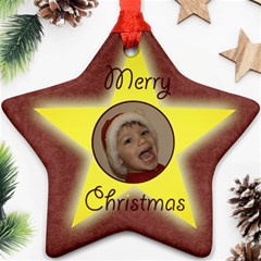 Starry Night Christmas star - Ornament (Star)