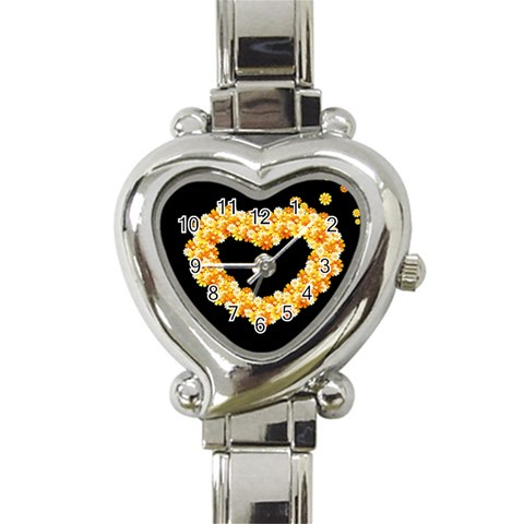Floral Heart Valentine Watch By Catvinnat Front