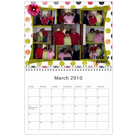 My Calendar By Tawanda Mar 2010