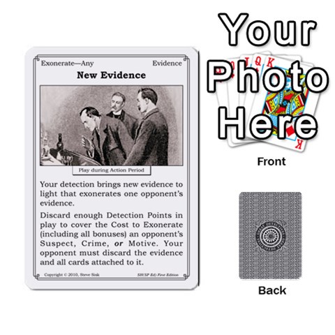 2010 Great Detectives Deck 1 By Steve Sisk Front - Diamond9
