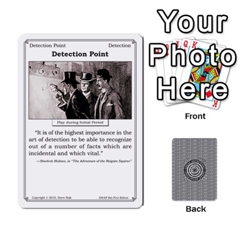 2010 Great Detectives Deck 1 By Steve Sisk Front - Club5