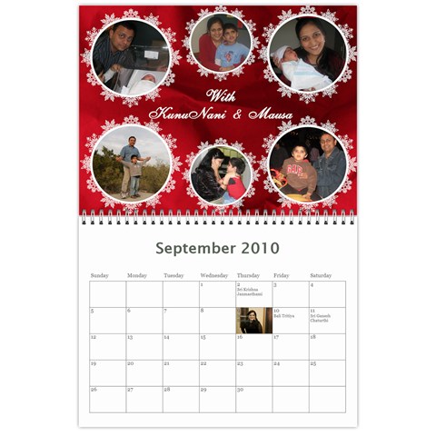 Yash N Rishi Calender By Amrita Sep 2010