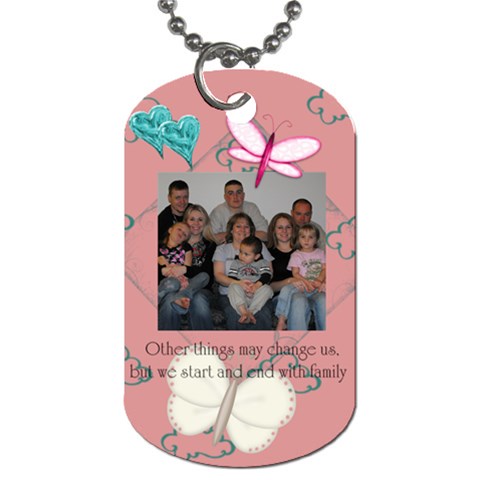 Dog Tag 1 By Trina Kessel Back