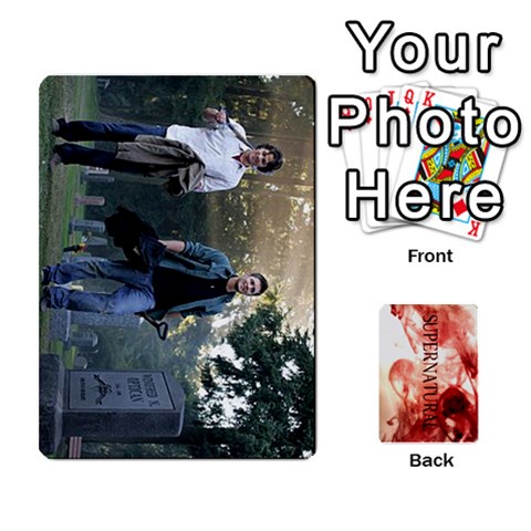 Jack Supernatural Trading Cards By Mark C Petzold Front - HeartJ