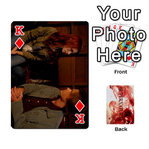 King Supernatural Trading Cards (faces On) By Mark C Petzold Front - DiamondK