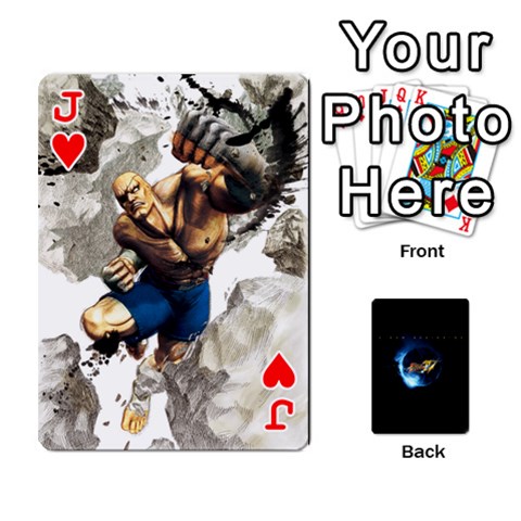 Jack Ssf4 Cards Set By Rubin Front - HeartJ