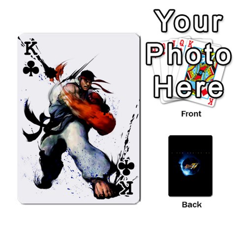 King Ssf4 Cards Set By Rubin Front - ClubK