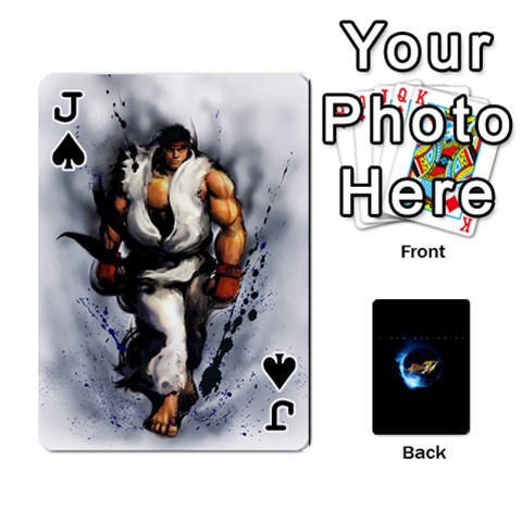 Jack Ssf4 Cards Set By Rubin Front - SpadeJ