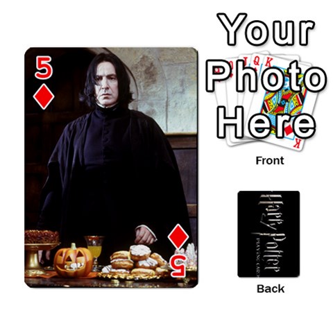 Harry Potter Playing Cards By Mark C Petzold Front - Diamond5