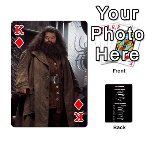 King Harry Potter Playing Cards By Mark C Petzold Front - DiamondK