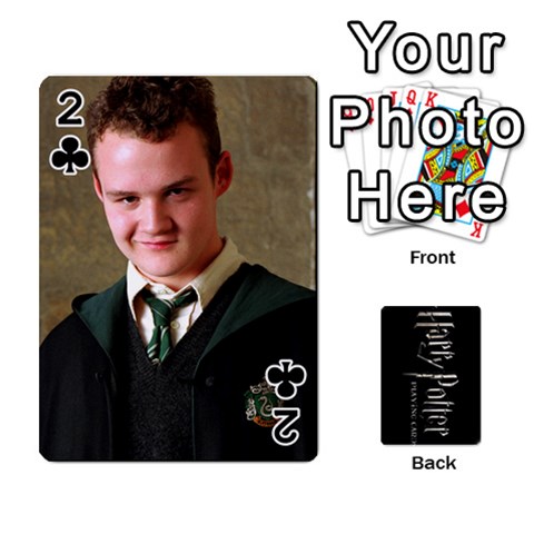 Harry Potter Playing Cards By Mark C Petzold Front - Club2