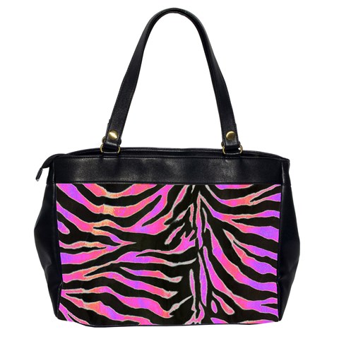 Psychadelic Zebra Oversize Bag By Catvinnat Back