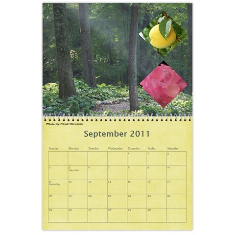 Photography Class Calendar By Nancy B Sep 2011