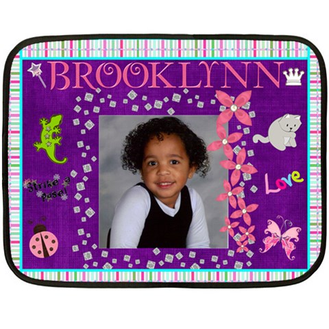 Brooklynn brooklyn ns Blanket By Melissa 35 x27  Blanket