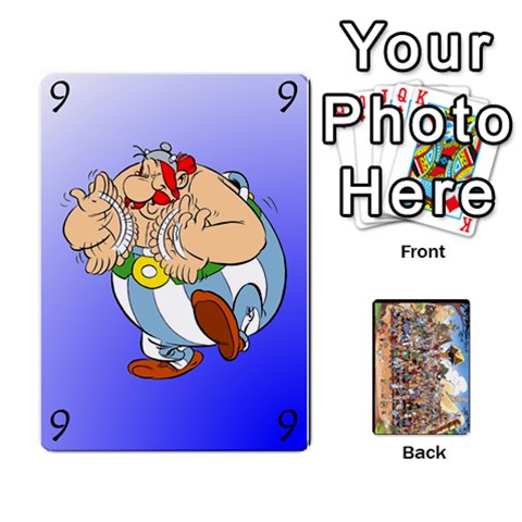 Asterix Battleline Deck1 By Alvise Fiume Front - Heart6