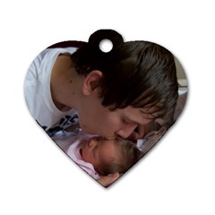 Dog Tag Heart (One Side)