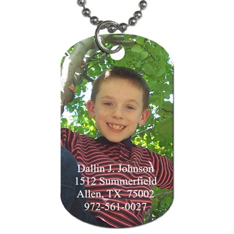 Dallin s Dog Tag By Stephanie Front