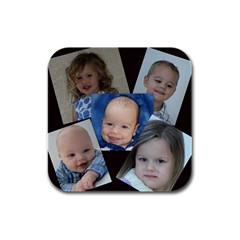 4 - Rubber Square Coaster (4 pack)