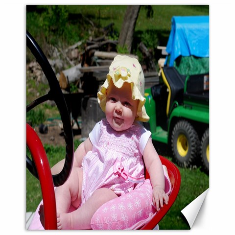 Anya On Grampa Lee s Tractor By Krissy Yaedke Canvas