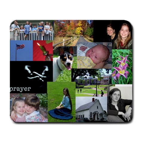 Collage Mousepad By Kirsten Irish 9.25 x7.75  Mousepad - 1