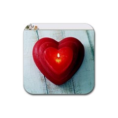 heart - Rubber Coaster (Square)