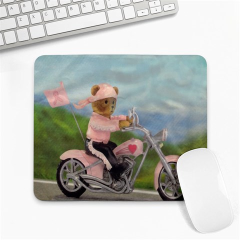  ride For A Cure  Harley Mousepad By Jolene Osmun Front