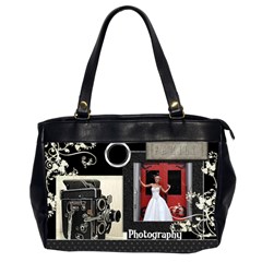 Camera Bag - Oversize Office Handbag (2 Sides)