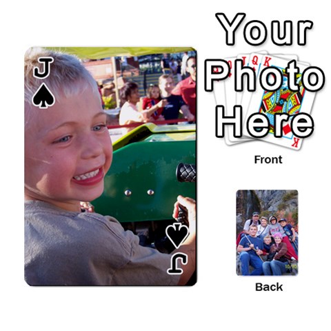 Jack Playing Cards We Made For Cory s Birthday From 2009 By Janice Miller Front - SpadeJ