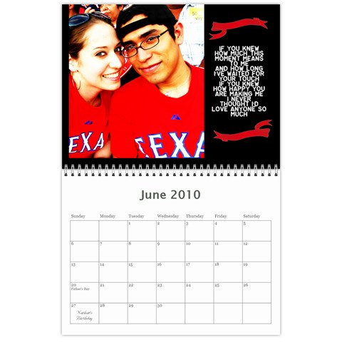 Calendar By Jessica Jun 2010