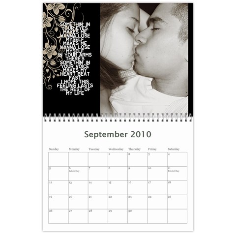 Calendar By Jessica Sep 2010