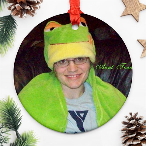 Toad Ornament By Nancy L Miller Front