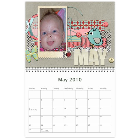 2010 Calendar By Brandy May 2010