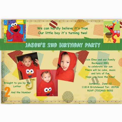 Birthday 2 By Jackie Romero 7 x5  Photo Card - 2