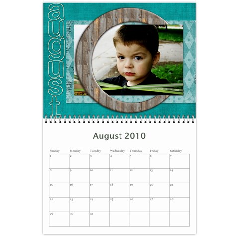 2010 Calendar By Mari Aug 2010