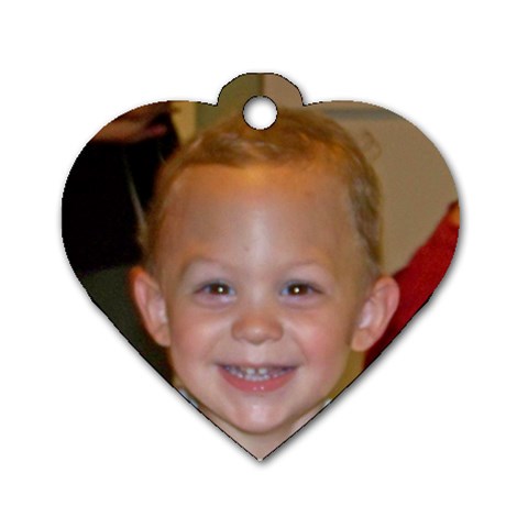 Ev Heart Dog Tag By Brandy Back