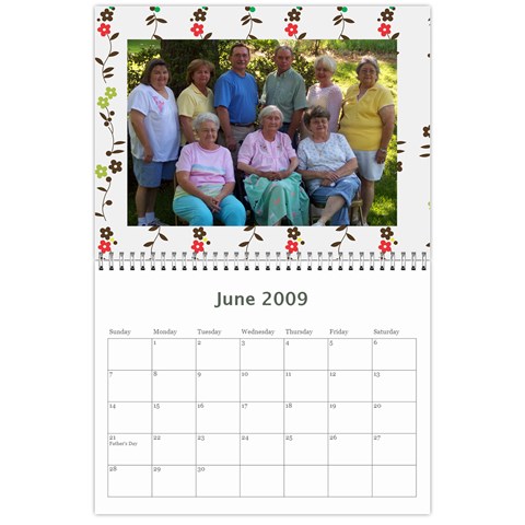 Calendar 2009 By Judy Jun 2009