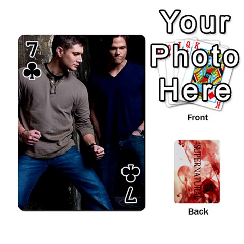 Supernatural Playing Cards By Leigh Front - Club7