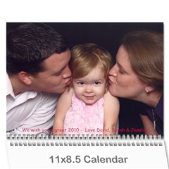 Calendar - Wall Calendar 11  x 8.5  (12-Months)