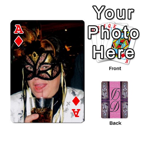 Ace Dede Deck By Julie Wilber Front - DiamondA