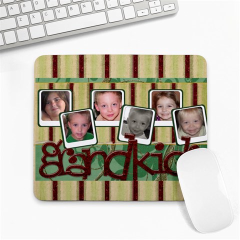 Grandkids Mouse Pad By Martha Front