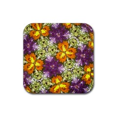 flower scope - Rubber Coaster (Square)