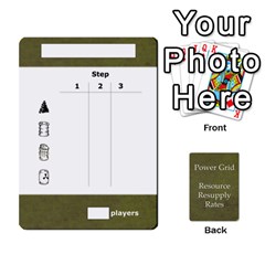 Power Grid - Resource Resupply Rates - Playing Cards 54 Designs (Rectangle)