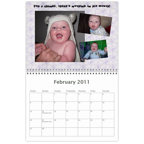 Andy Calendar By Angie Feb 2011