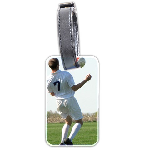 Robbie Soccer Luggage Tag By Nancy Front