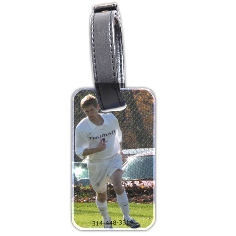 Robbie Soccer Luggage Tag By Nancy Back